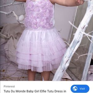 NWT!! Tutu du monde Violet baby girl dress